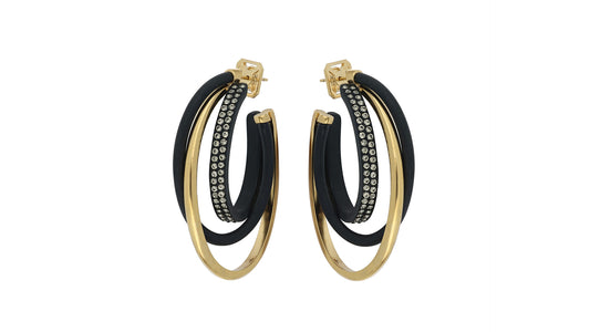 Triple Stacked Hoops