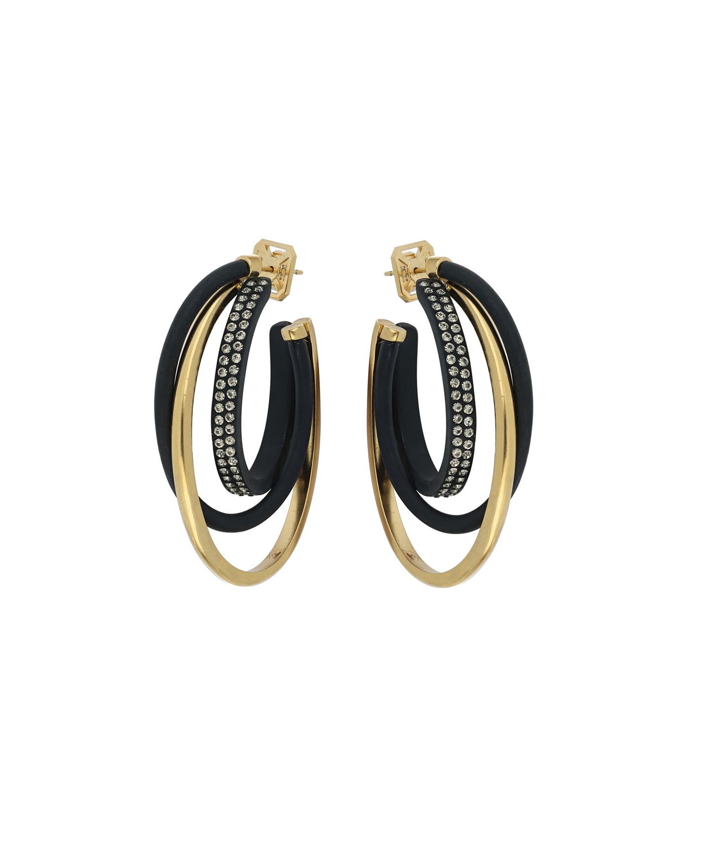 Triple Stacked Hoops